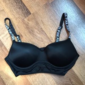 Strappy PINK push up bra